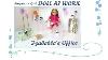 American Girl Isabelle's DANCE STUDIO Furniture SEWING Set for Isabelle Doll +