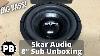 2 Skar Audio EVL-65 D4 6.5 400 Watt Max Power Dual 4 Ohm Car Subwoofers Pair